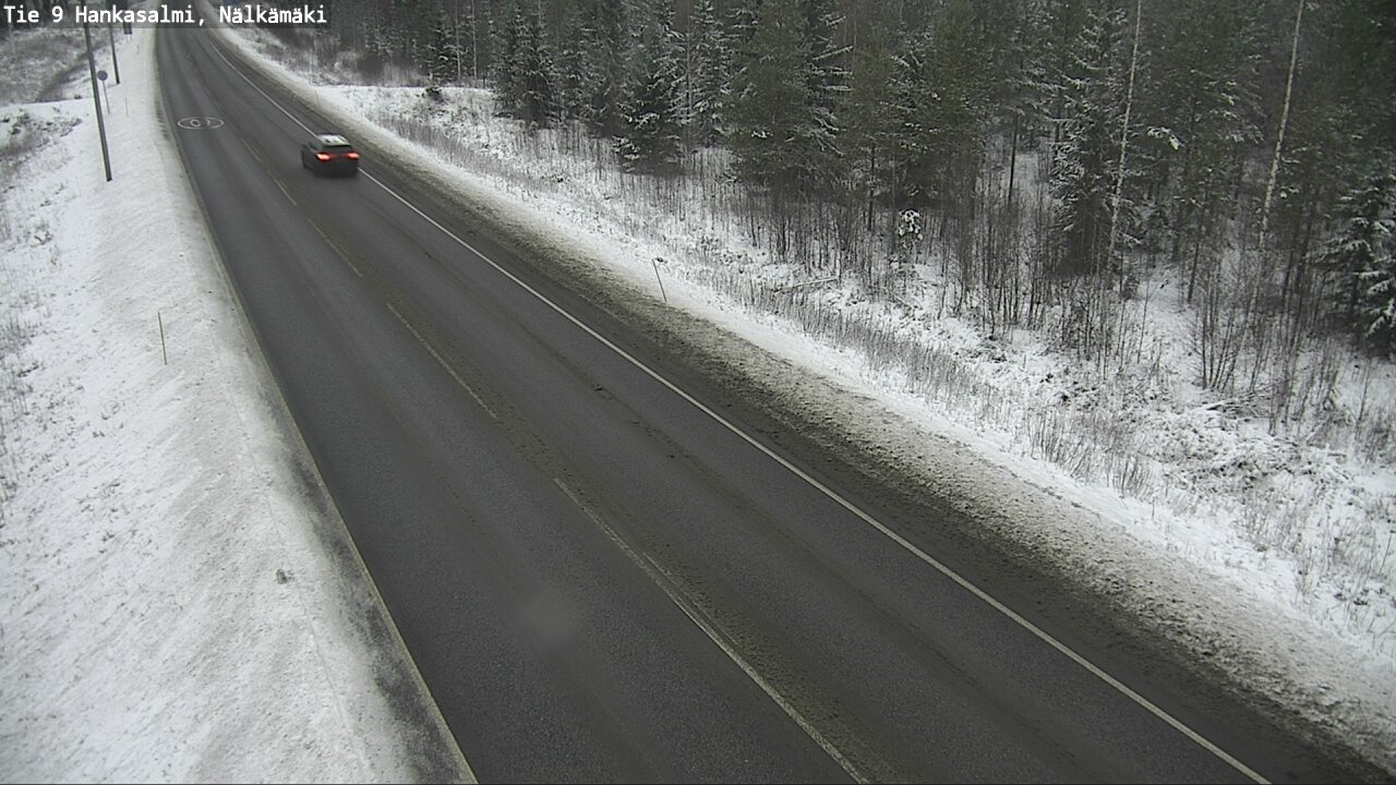 Weather Camera Image Road 9 Hankasalmi, Nälkämäki, Hankasalmi, Keski-Suomi