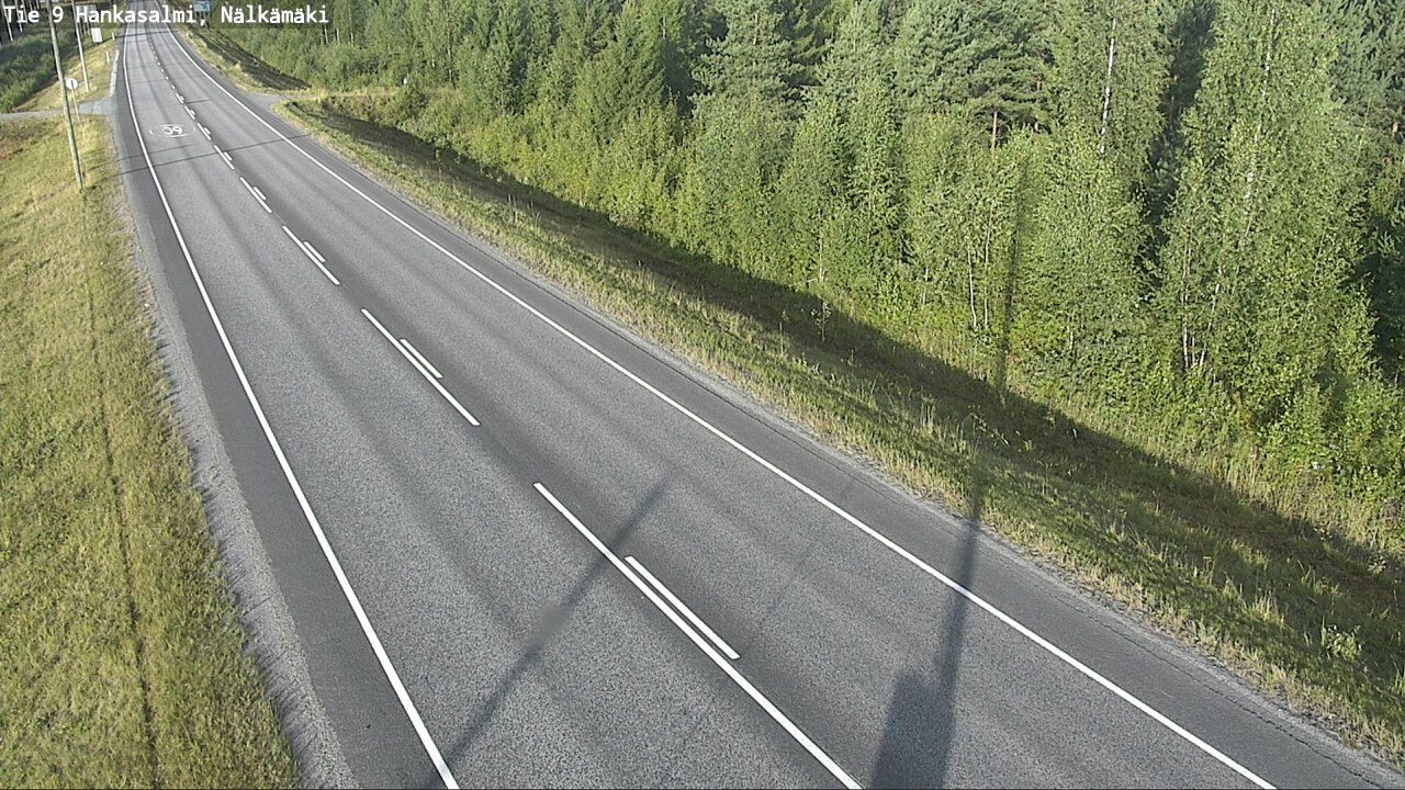 Weather Camera Image Road 9 Hankasalmi, Nälkämäki, Hankasalmi, Keski-Suomi