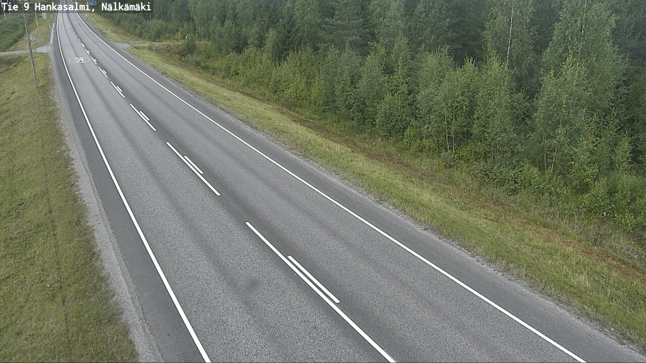 Weather Camera Image Road 9 Hankasalmi, Nälkämäki, Hankasalmi, Keski-Suomi