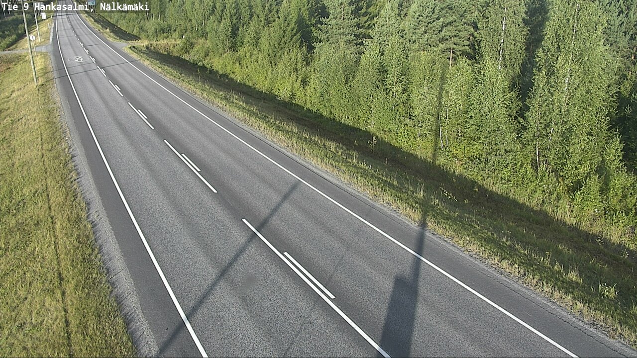 Weather Camera Image Road 9 Hankasalmi, Nälkämäki, Hankasalmi, Keski-Suomi