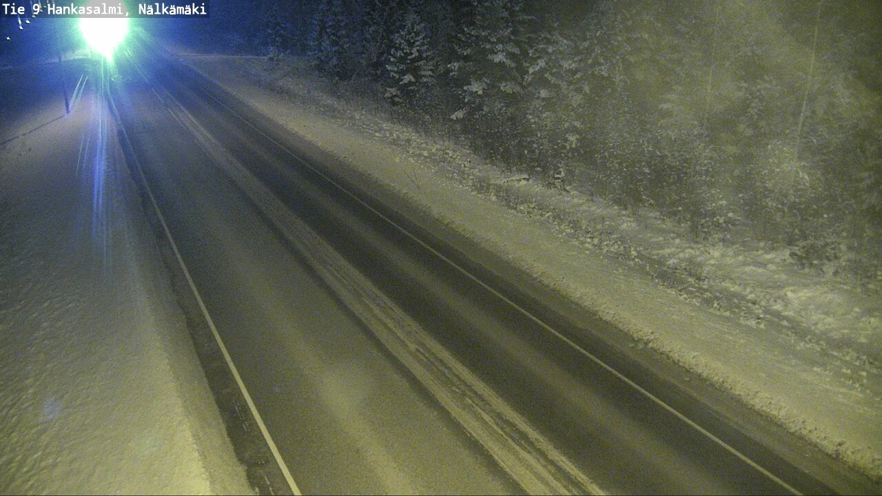 Weather Camera Image Road 9 Hankasalmi, Nälkämäki, Hankasalmi, Keski-Suomi