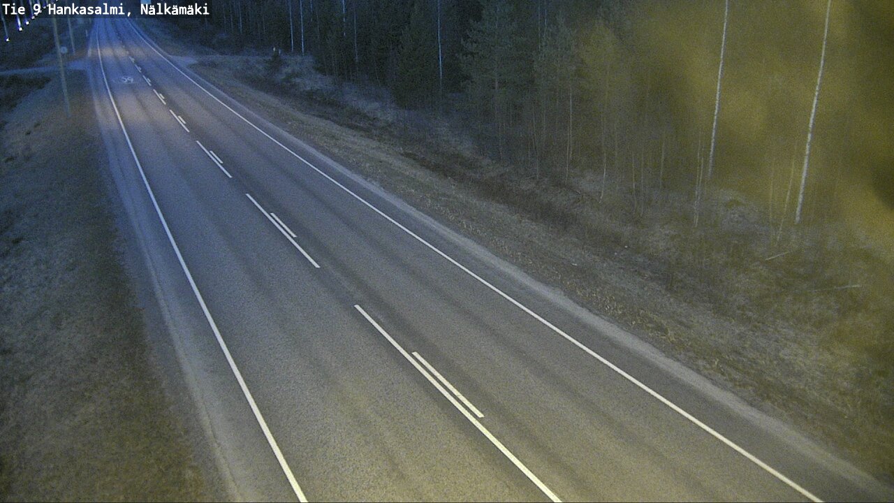 Weather Camera Image Road 9 Hankasalmi, Nälkämäki, Hankasalmi, Keski-Suomi