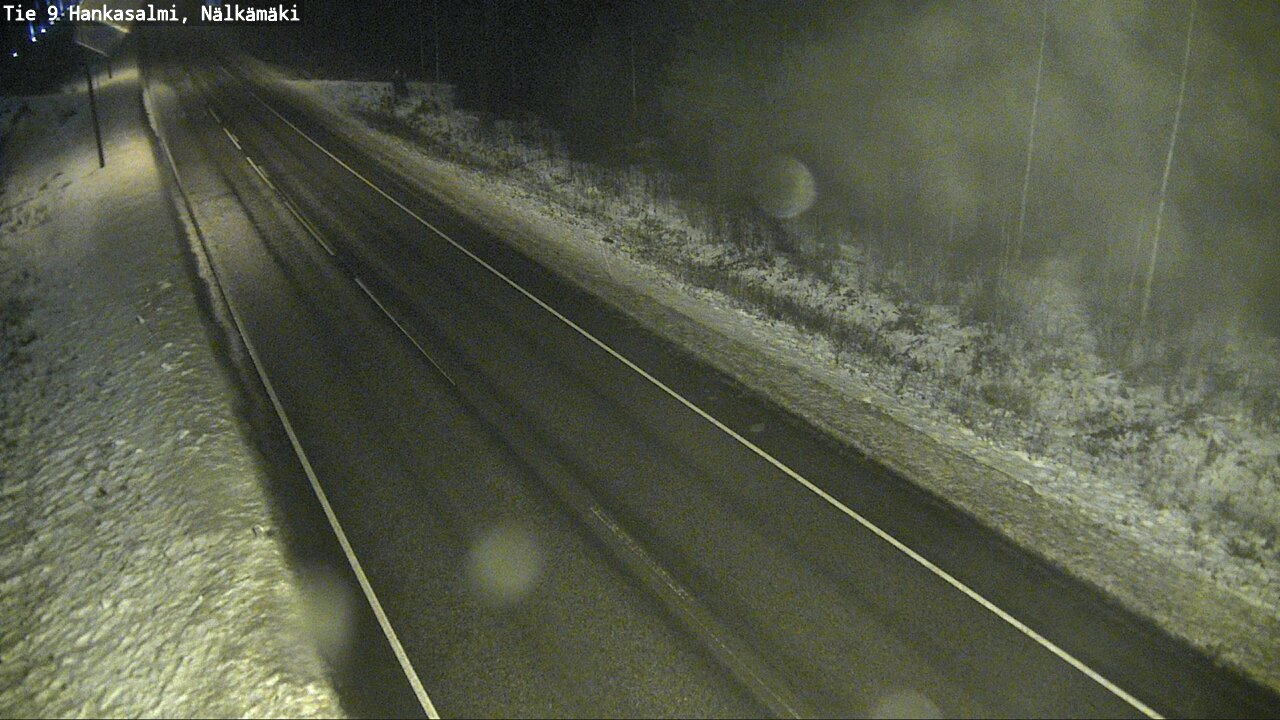 Weather Camera Image Road 9 Hankasalmi, Nälkämäki, Hankasalmi, Keski-Suomi