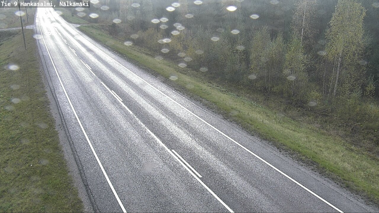 Weather Camera Image Väg 9 Hankasalmi, Nälkämäki, Hankasalmi, Keski-Suomi