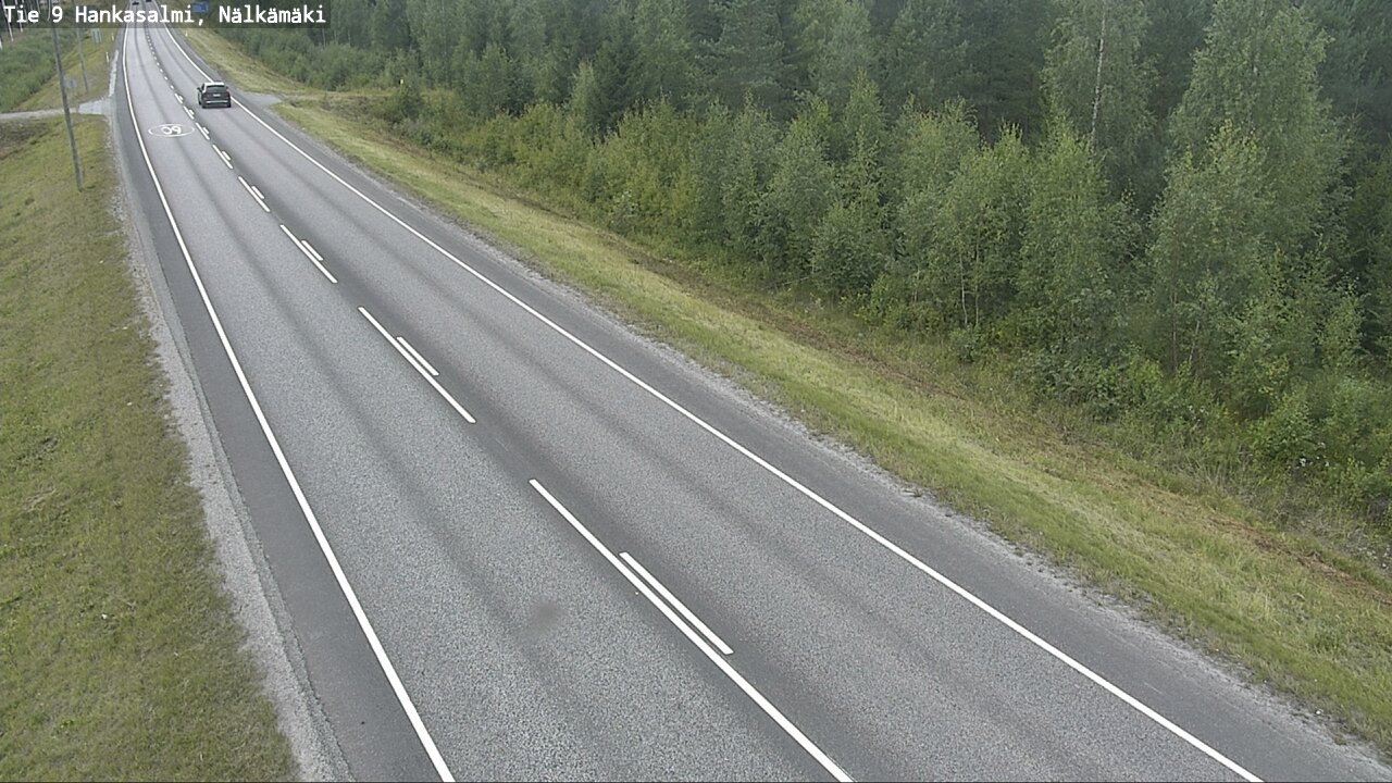 Weather Camera Image Road 9 Hankasalmi, Nälkämäki, Hankasalmi, Keski-Suomi