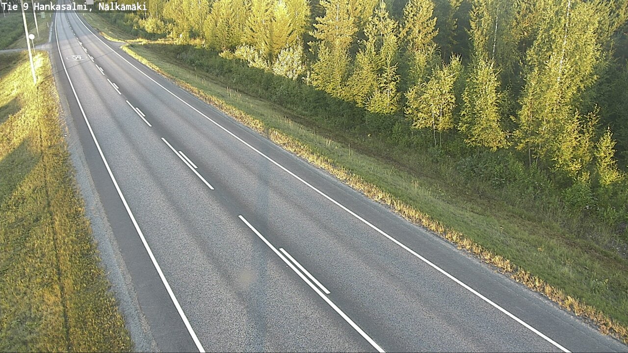 Weather Camera Image Road 9 Hankasalmi, Nälkämäki, Hankasalmi, Keski-Suomi