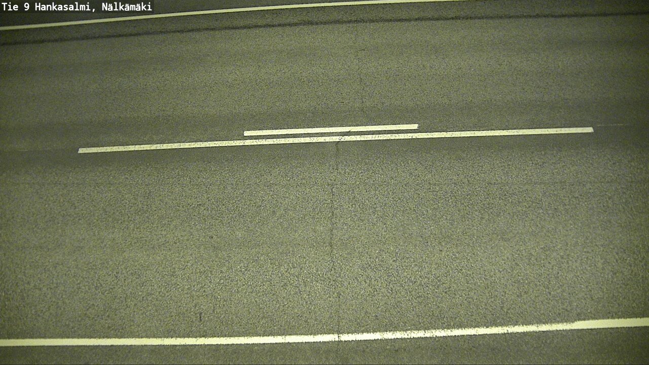 Weather Camera Image Väg 9 Hankasalmi, Nälkämäki, Hankasalmi, Keski-Suomi
