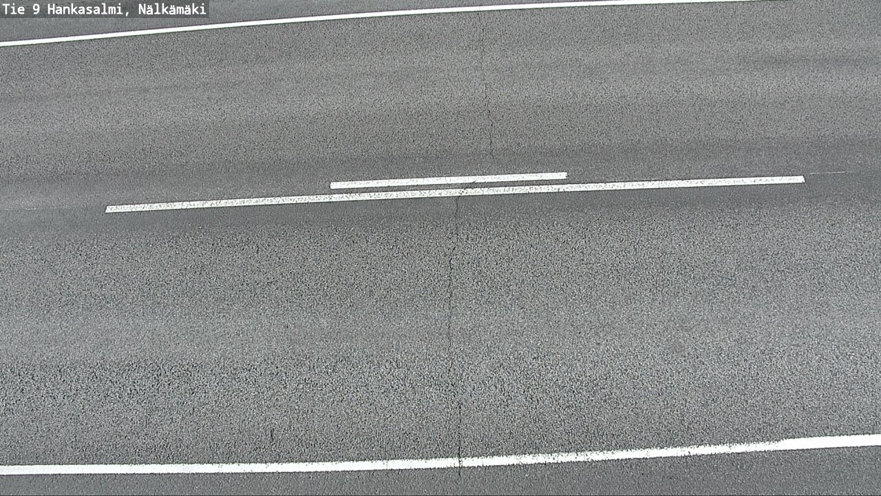 Weather Camera Image Väg 9 Hankasalmi, Nälkämäki, Hankasalmi, Keski-Suomi