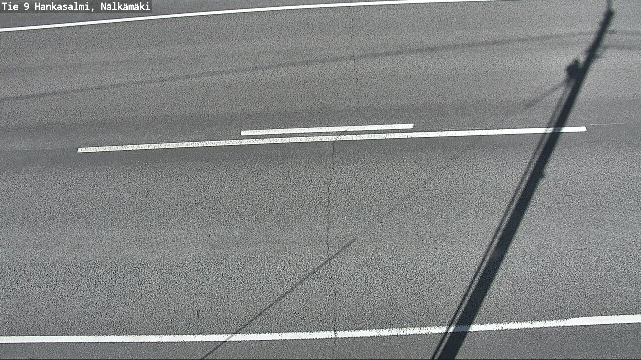 Weather Camera Image Väg 9 Hankasalmi, Nälkämäki, Hankasalmi, Keski-Suomi