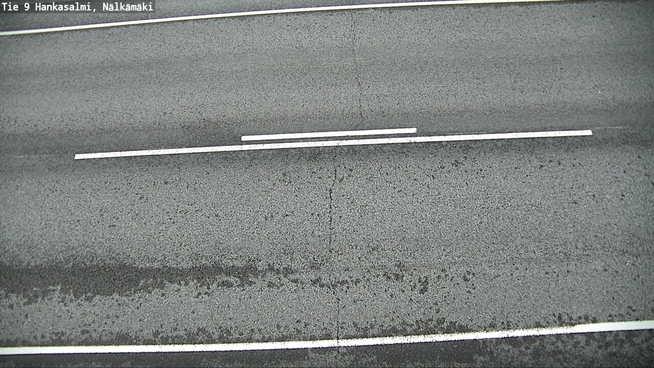 Weather Camera Image Väg 9 Hankasalmi, Nälkämäki, Hankasalmi, Keski-Suomi