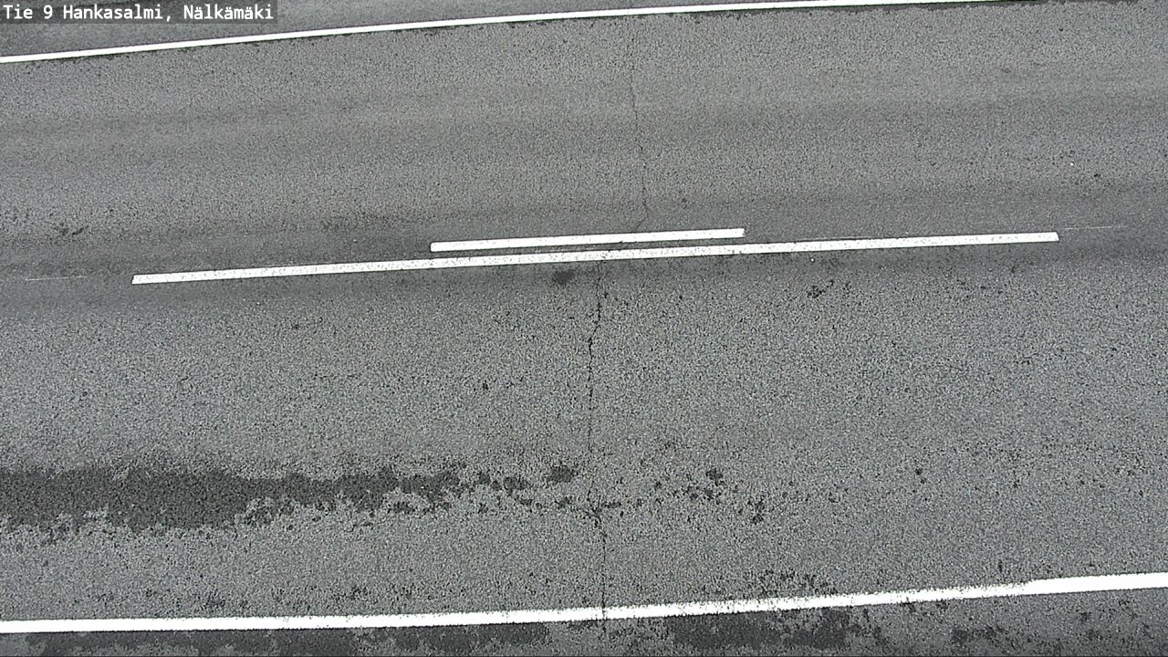 Weather Camera Image Väg 9 Hankasalmi, Nälkämäki, Hankasalmi, Keski-Suomi