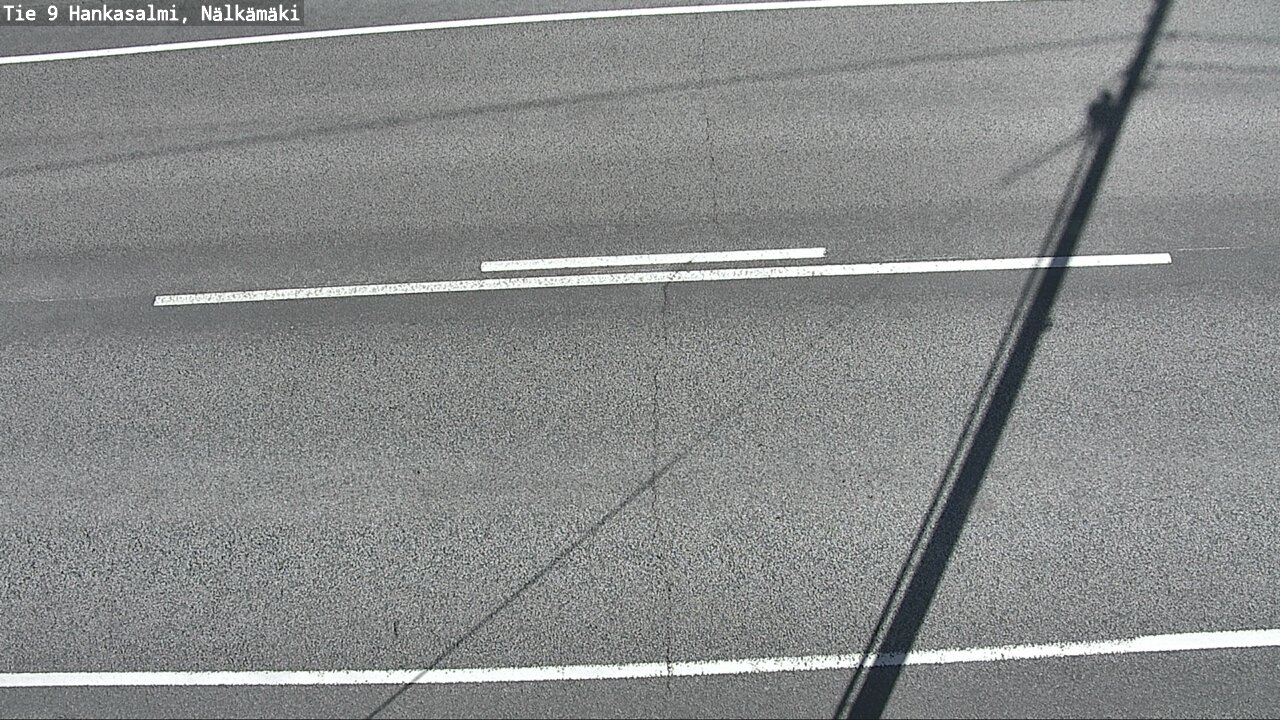 Weather Camera Image Väg 9 Hankasalmi, Nälkämäki, Hankasalmi, Keski-Suomi