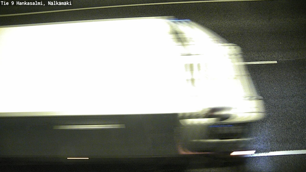 Weather Camera Image Väg 9 Hankasalmi, Nälkämäki, Hankasalmi, Keski-Suomi