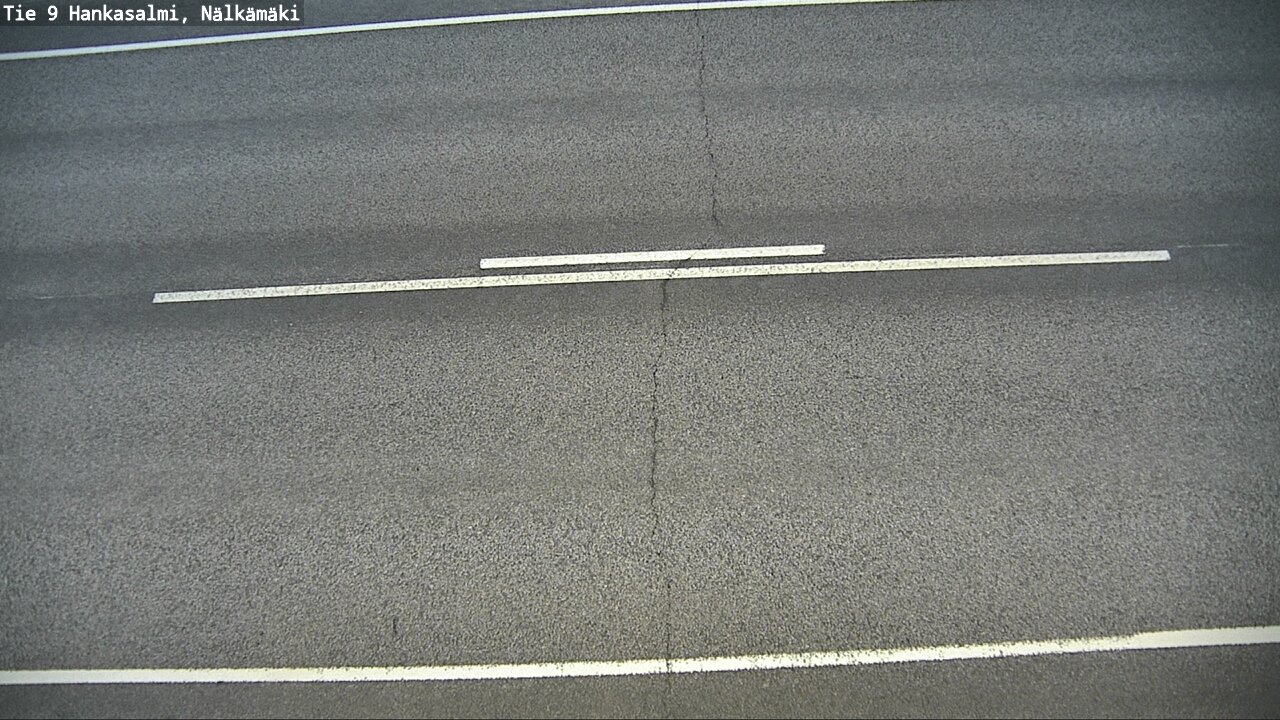 Weather Camera Image Väg 9 Hankasalmi, Nälkämäki, Hankasalmi, Keski-Suomi