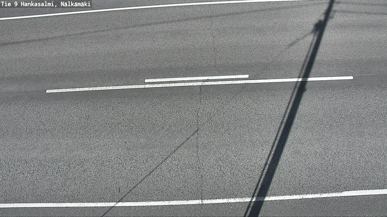 Weather Camera Image Väg 9 Hankasalmi, Nälkämäki, Hankasalmi, Keski-Suomi