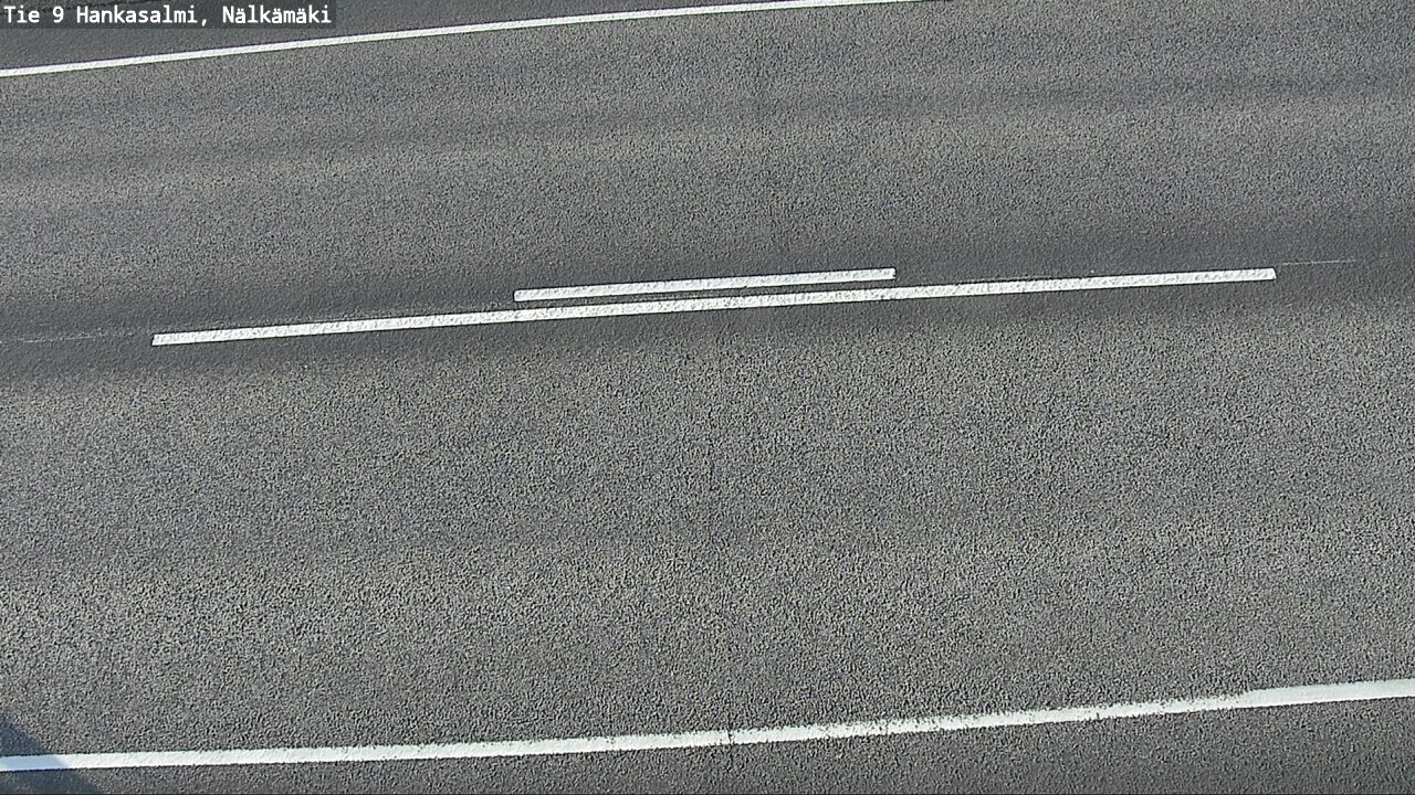 Weather Camera Image Väg 9 Hankasalmi, Nälkämäki, Hankasalmi, Keski-Suomi