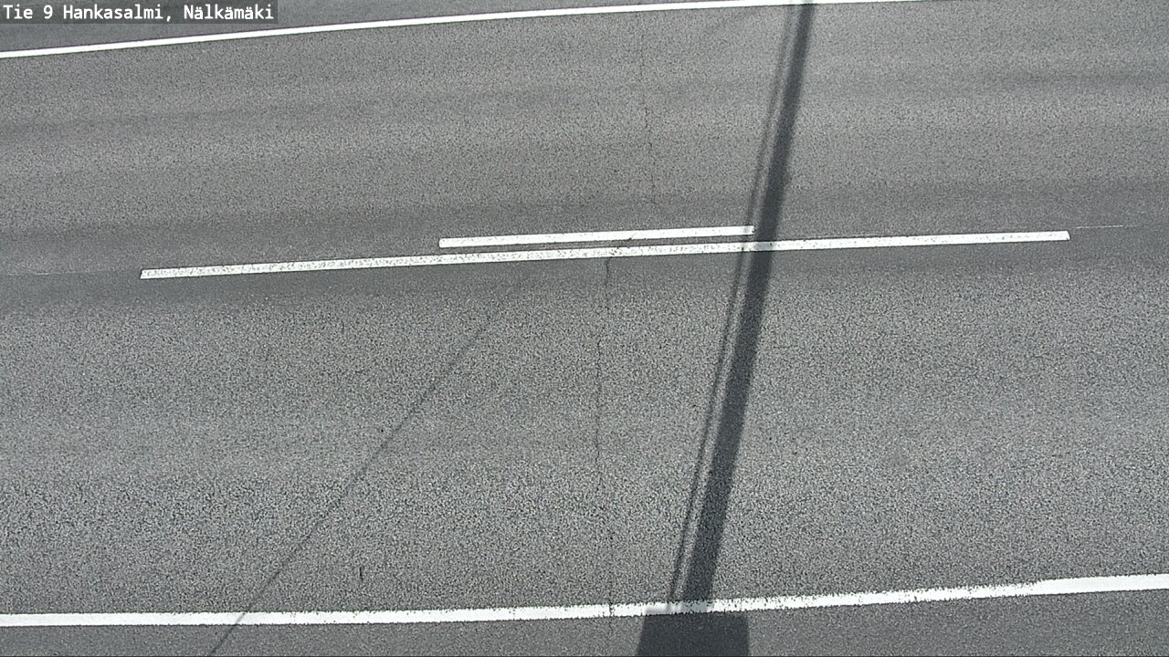 Weather Camera Image Väg 9 Hankasalmi, Nälkämäki, Hankasalmi, Keski-Suomi