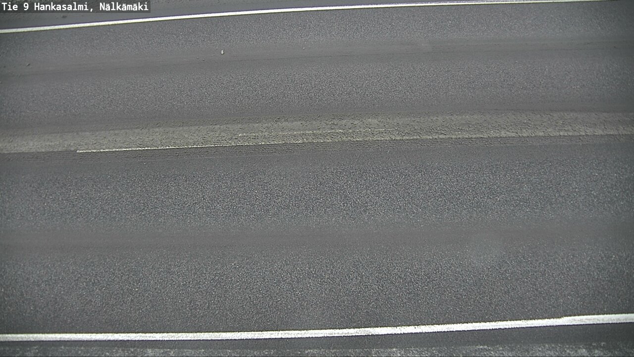 Weather Camera Image Väg 9 Hankasalmi, Nälkämäki, Hankasalmi, Keski-Suomi