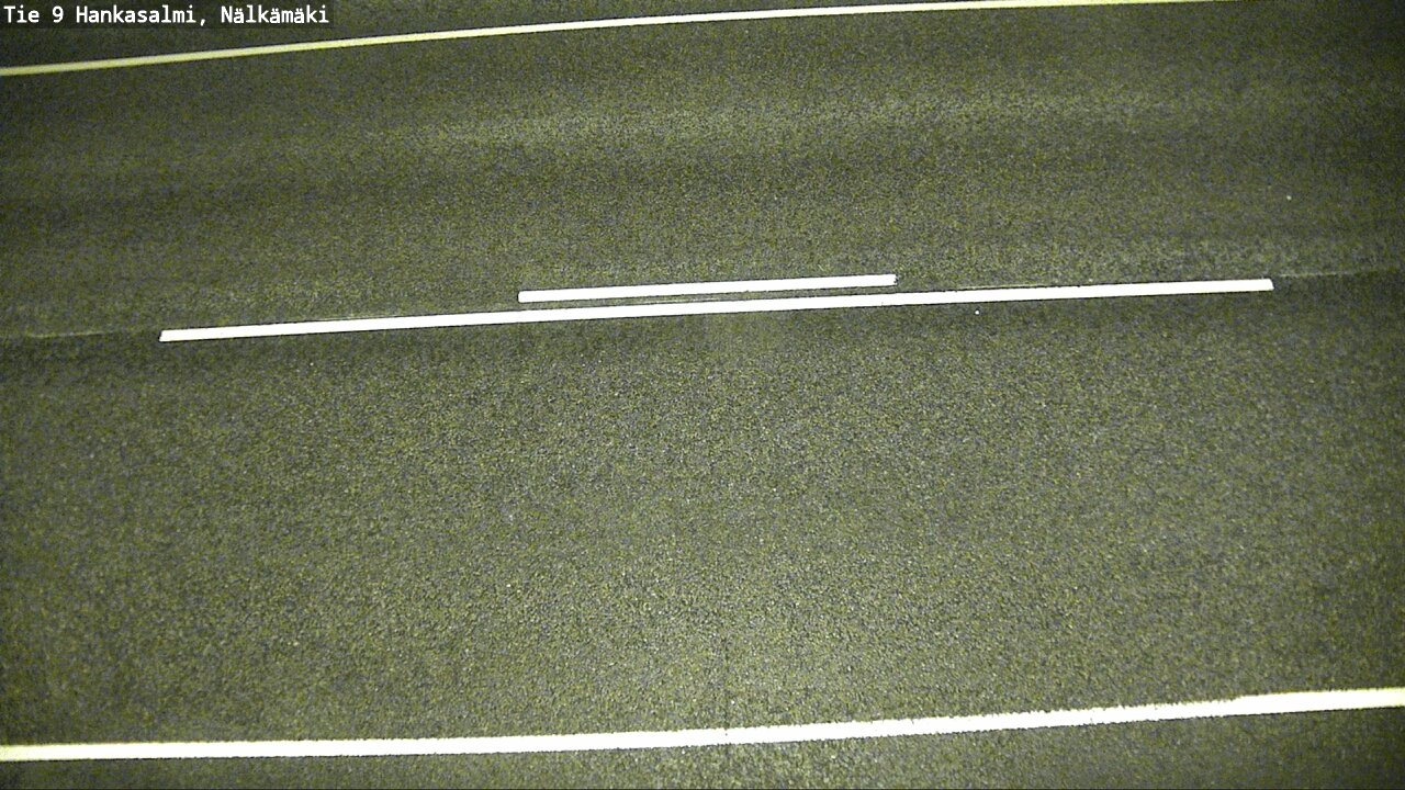 Weather Camera Image Väg 9 Hankasalmi, Nälkämäki, Hankasalmi, Keski-Suomi