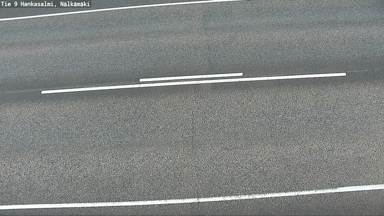 Weather Camera Image Väg 9 Hankasalmi, Nälkämäki, Hankasalmi, Keski-Suomi