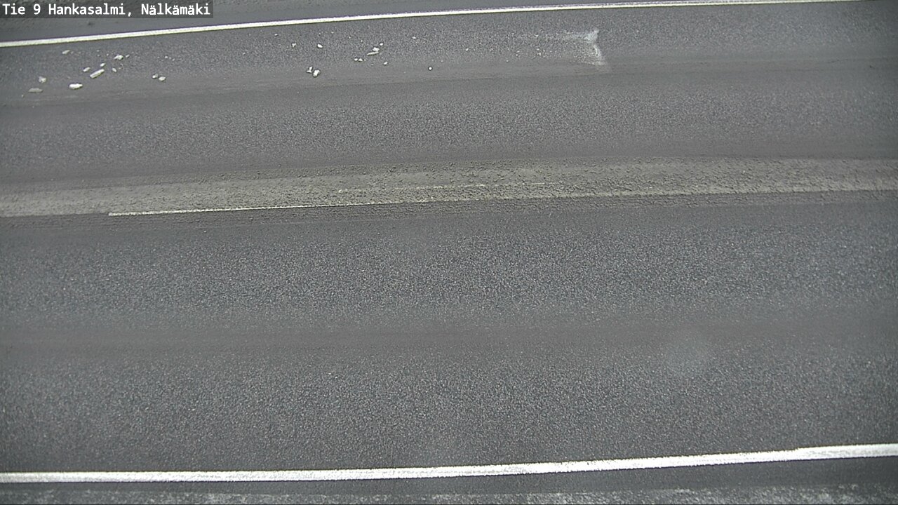Weather Camera Image Väg 9 Hankasalmi, Nälkämäki, Hankasalmi, Keski-Suomi