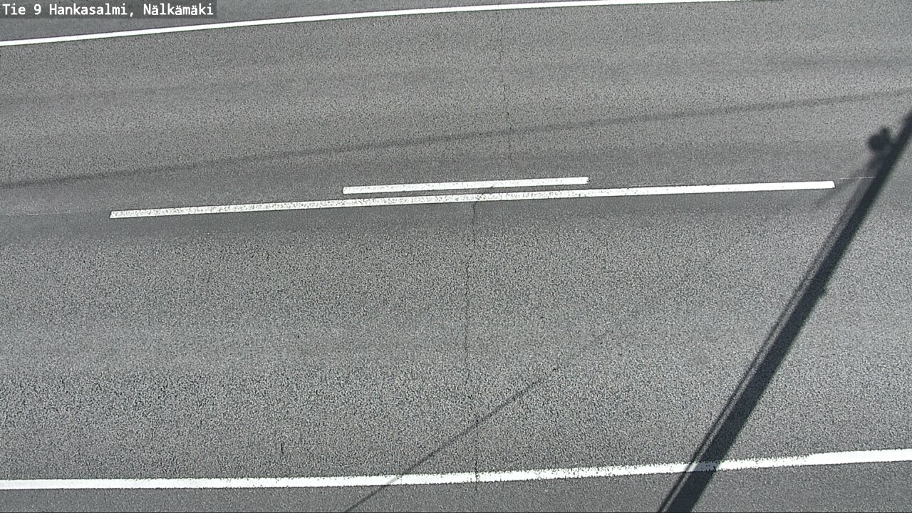 Weather Camera Image Väg 9 Hankasalmi, Nälkämäki, Hankasalmi, Keski-Suomi