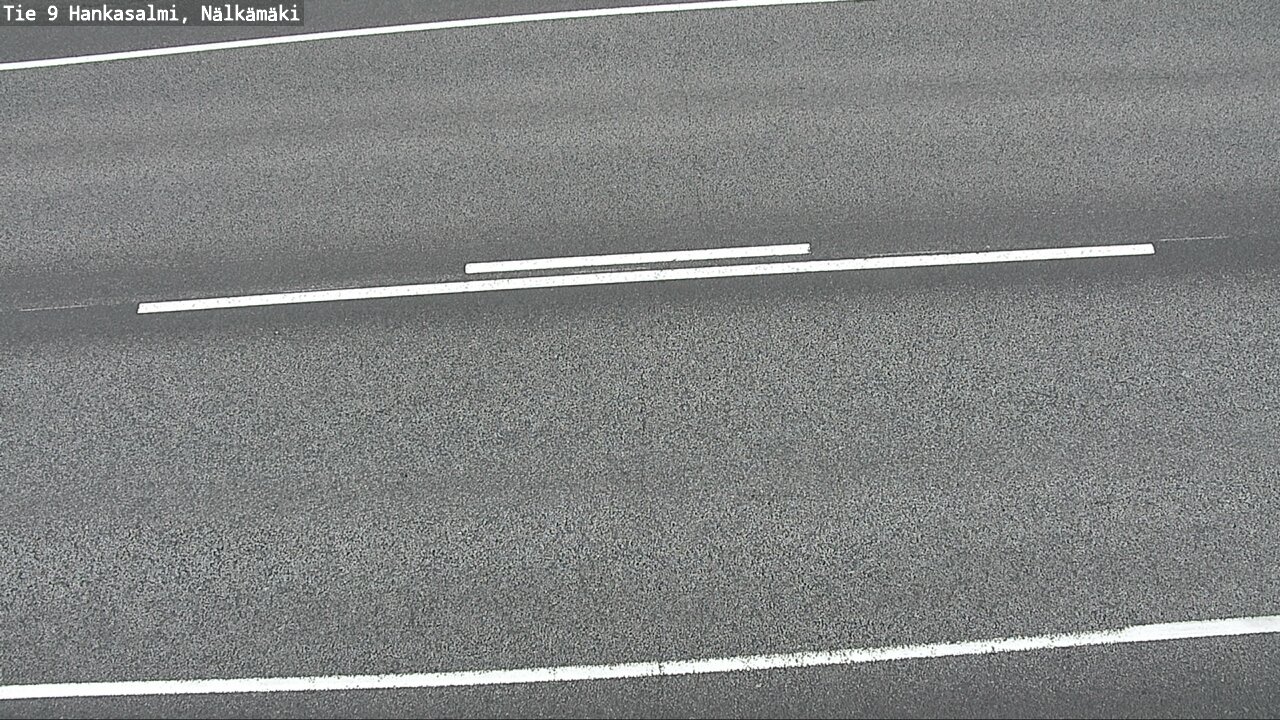 Weather Camera Image Väg 9 Hankasalmi, Nälkämäki, Hankasalmi, Keski-Suomi