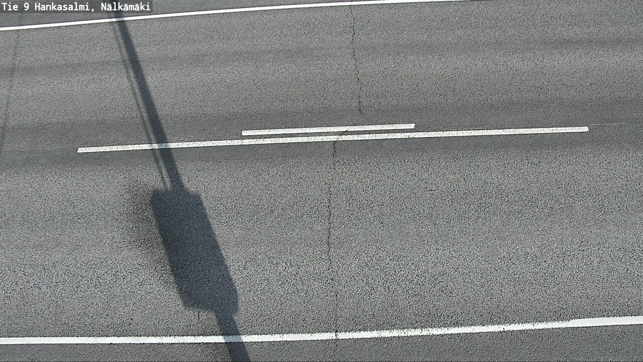 Weather Camera Image Väg 9 Hankasalmi, Nälkämäki, Hankasalmi, Keski-Suomi