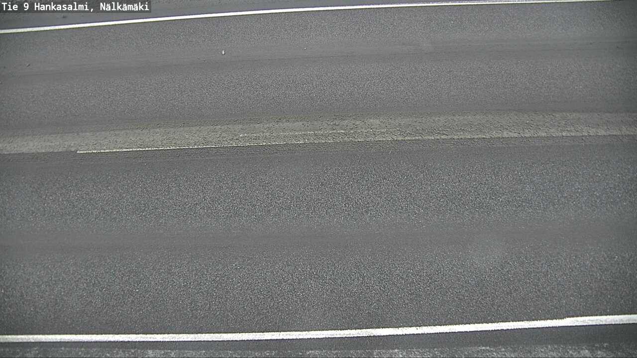 Weather Camera Image Väg 9 Hankasalmi, Nälkämäki, Hankasalmi, Keski-Suomi