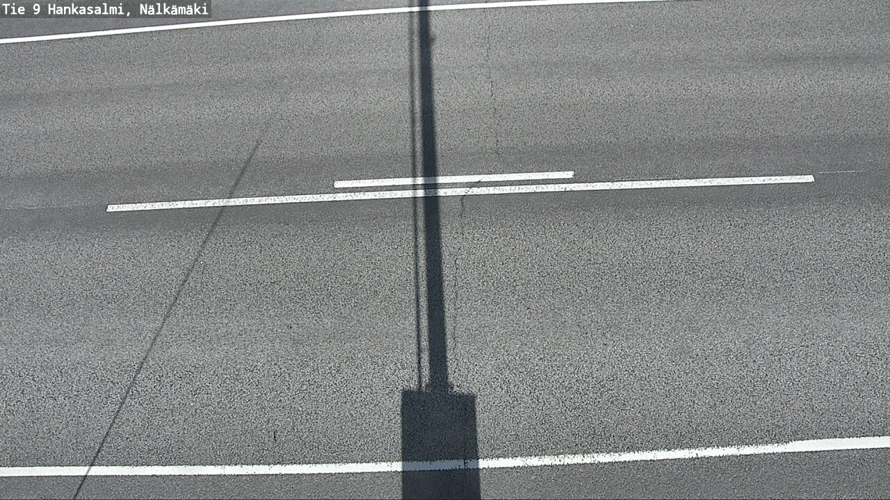 Weather Camera Image Väg 9 Hankasalmi, Nälkämäki, Hankasalmi, Keski-Suomi