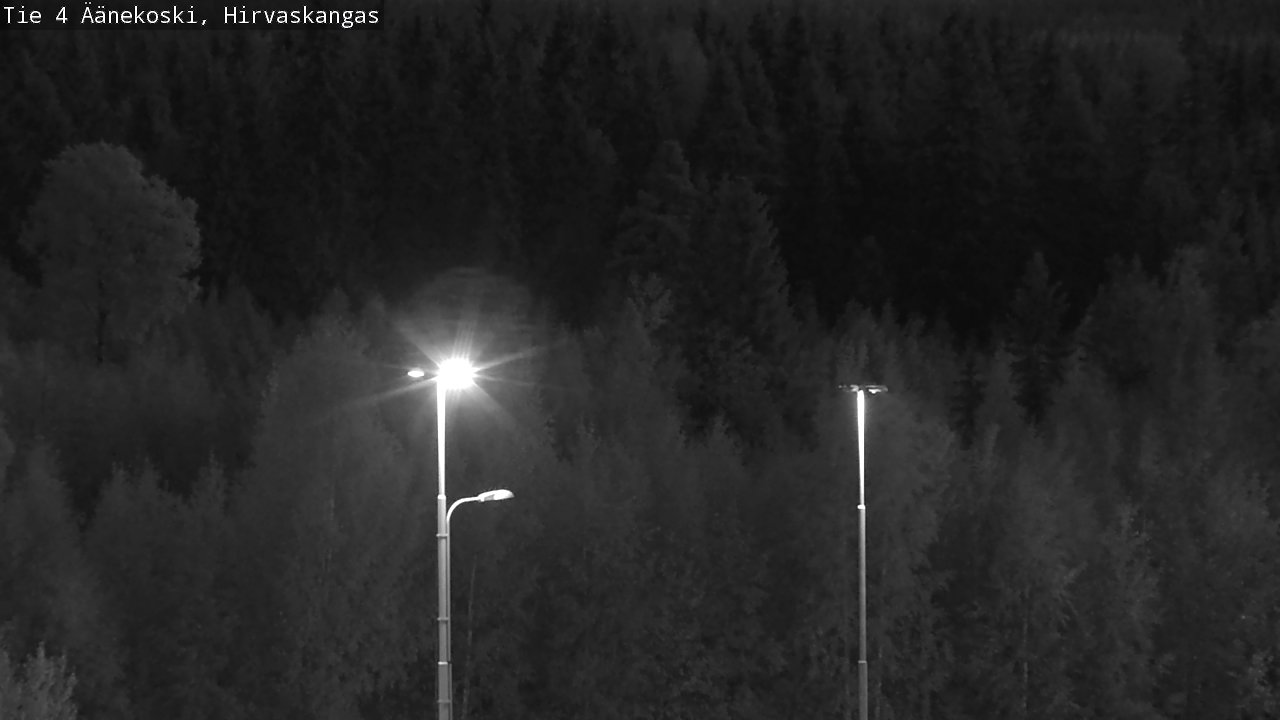 Weather Camera Image Road 4 Äänekoski, Hirvaskangas, Äänekoski, Keski-Suomi