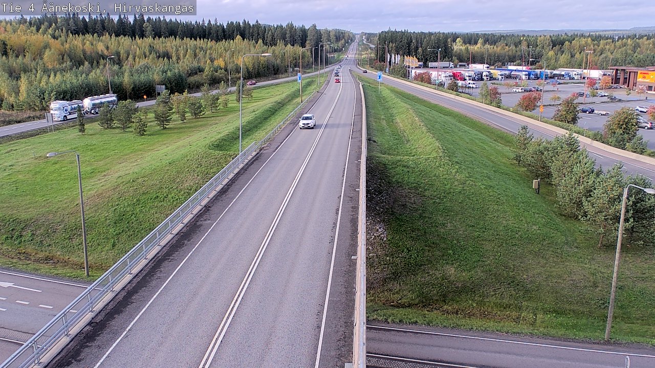 Weather Camera Image Road 4 Äänekoski, Hirvaskangas, Äänekoski, Keski-Suomi