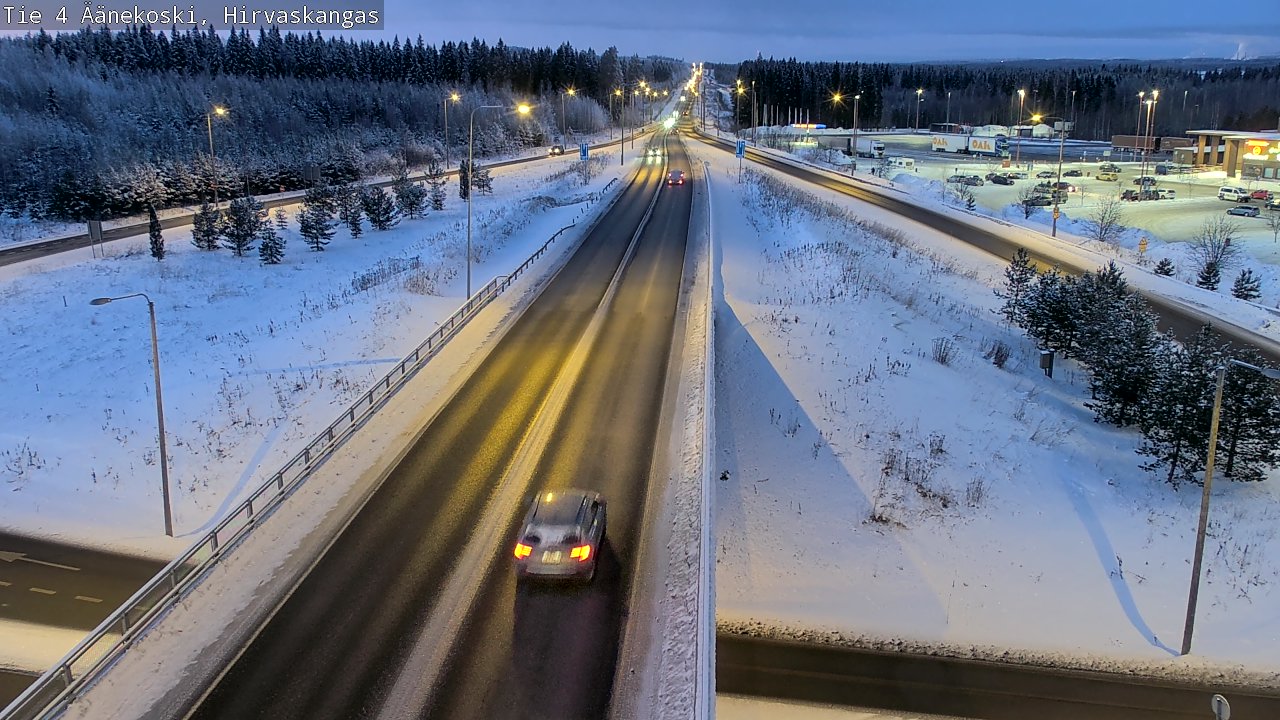 Weather Camera Image Road 4 Äänekoski, Hirvaskangas, Äänekoski, Keski-Suomi