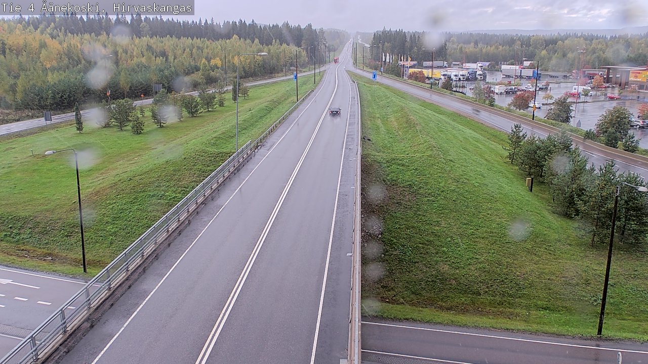 Weather Camera Image Road 4 Äänekoski, Hirvaskangas, Äänekoski, Keski-Suomi