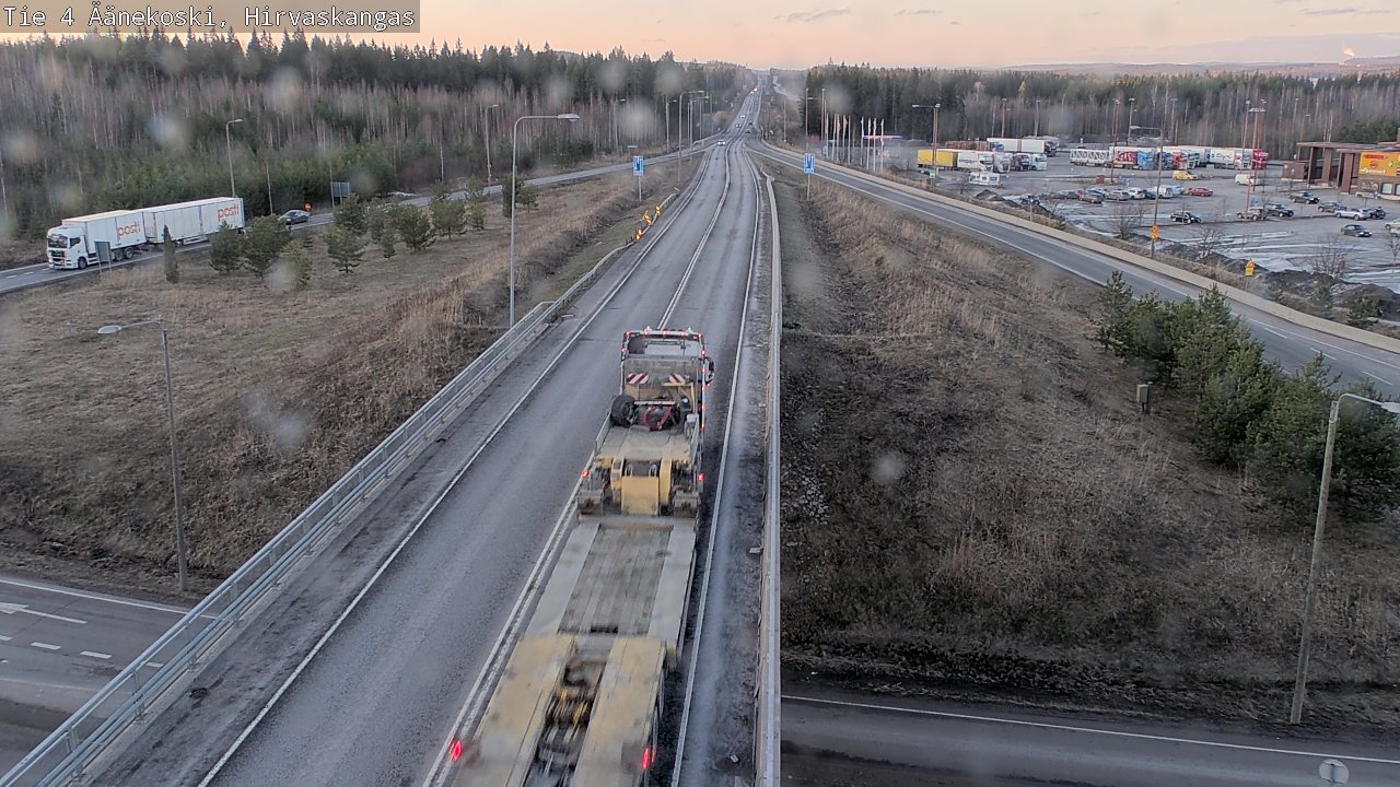 Weather Camera Image Road 4 Äänekoski, Hirvaskangas, Äänekoski, Keski-Suomi