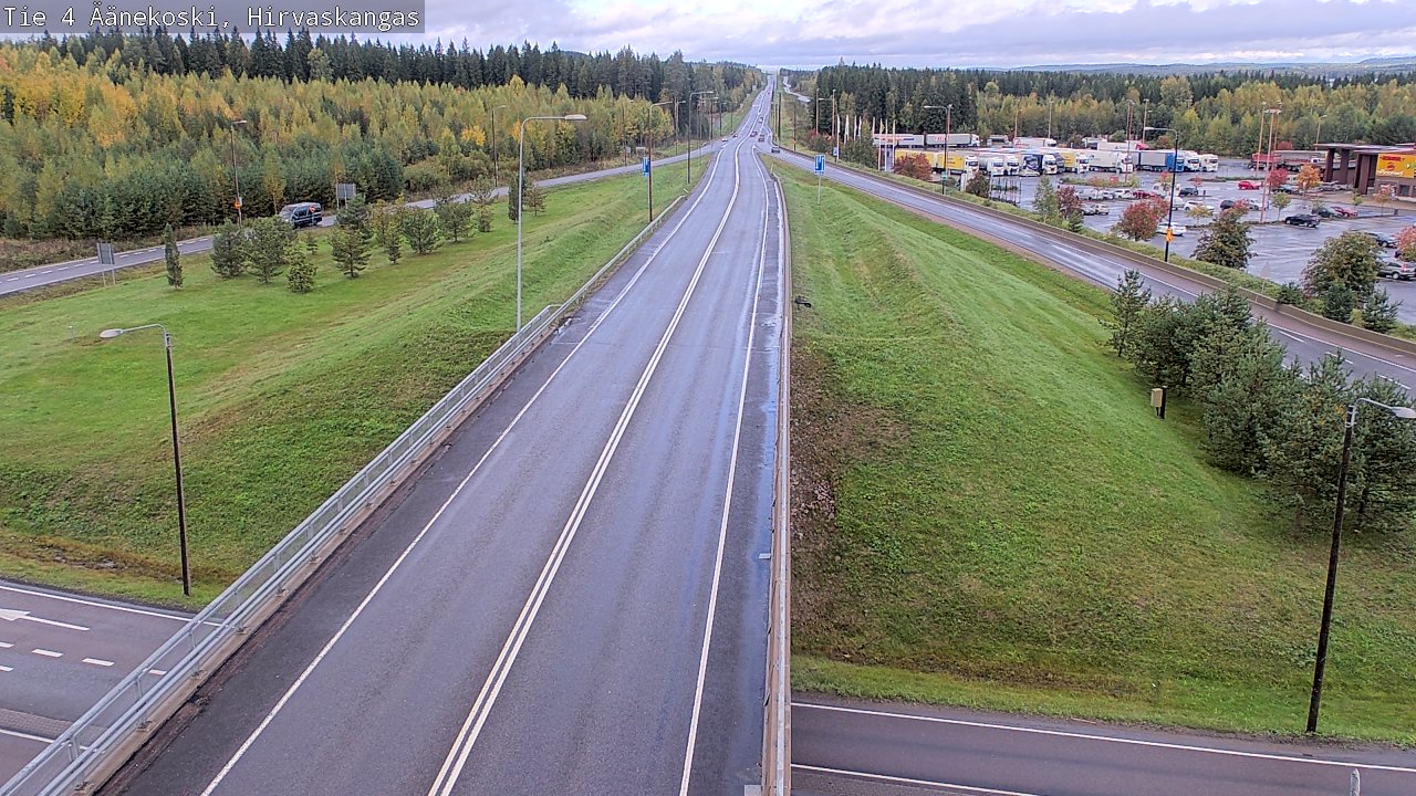 Weather Camera Image Road 4 Äänekoski, Hirvaskangas, Äänekoski, Keski-Suomi