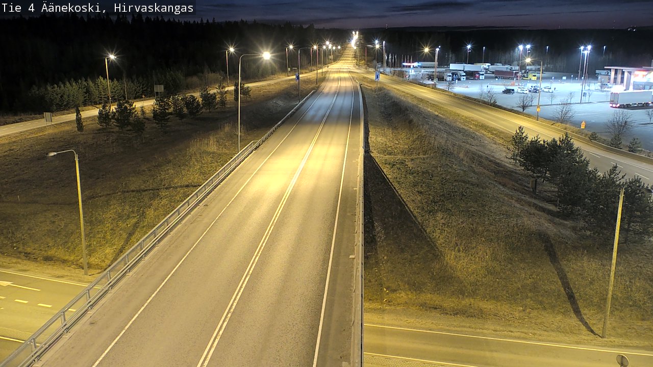 Weather Camera Image Road 4 Äänekoski, Hirvaskangas, Äänekoski, Keski-Suomi