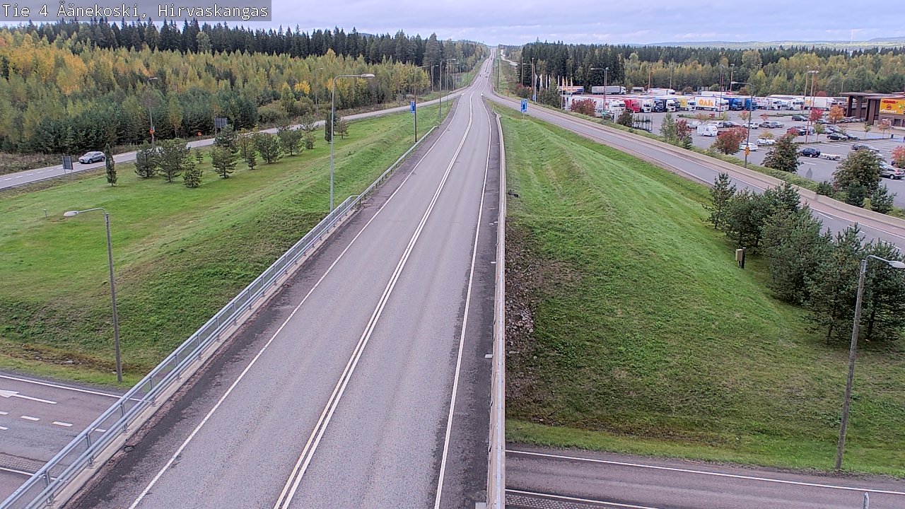 Weather Camera Image Road 4 Äänekoski, Hirvaskangas, Äänekoski, Keski-Suomi