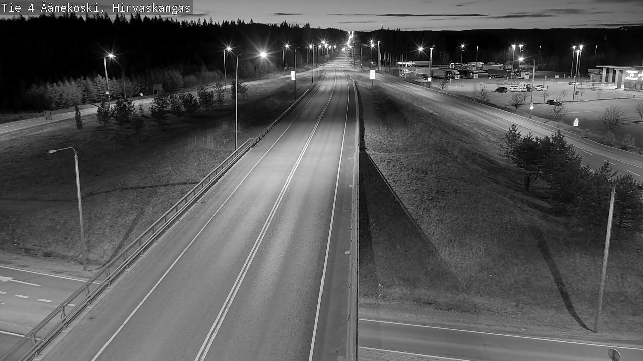 Weather Camera Image Road 4 Äänekoski, Hirvaskangas, Äänekoski, Keski-Suomi