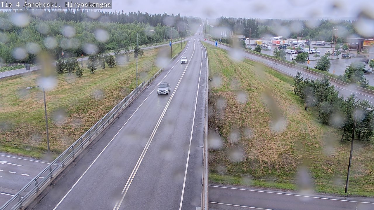 Weather Camera Image Road 4 Äänekoski, Hirvaskangas, Äänekoski, Keski-Suomi