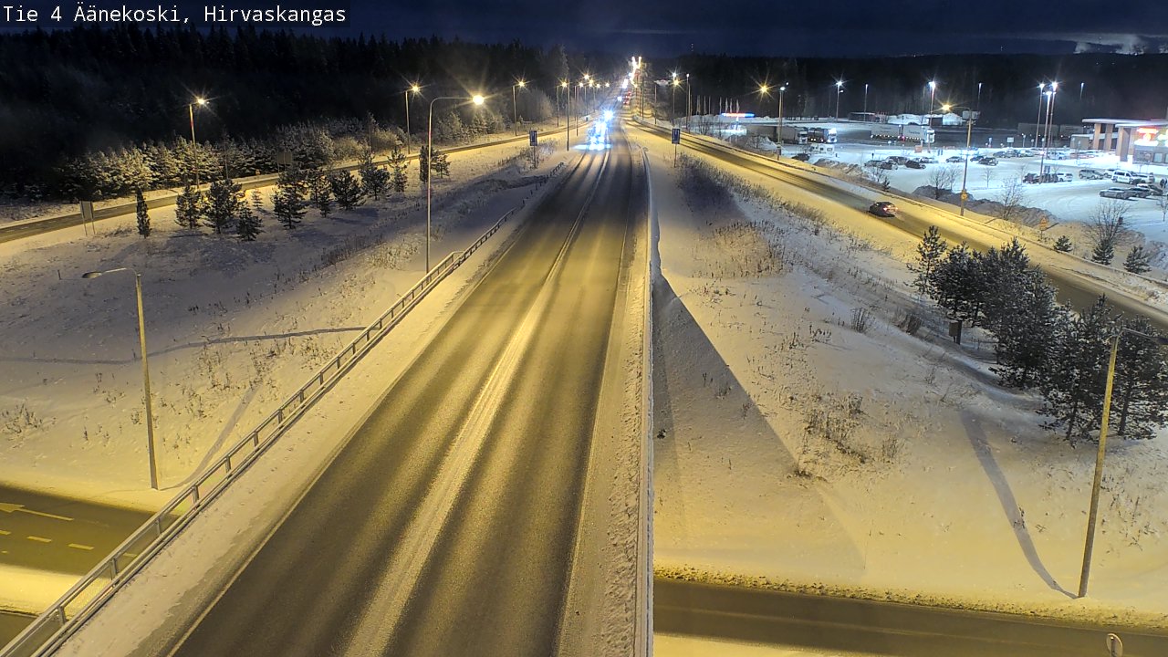 Weather Camera Image Road 4 Äänekoski, Hirvaskangas, Äänekoski, Keski-Suomi