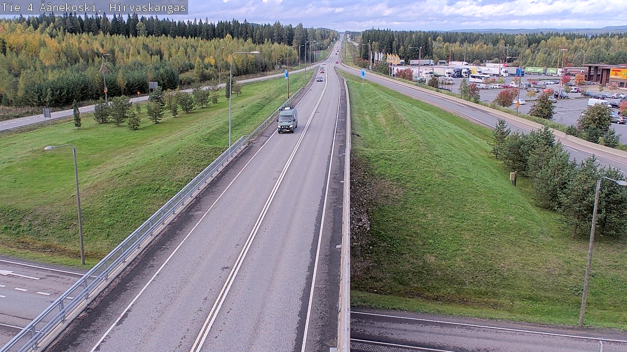 Weather Camera Image Road 4 Äänekoski, Hirvaskangas, Äänekoski, Keski-Suomi