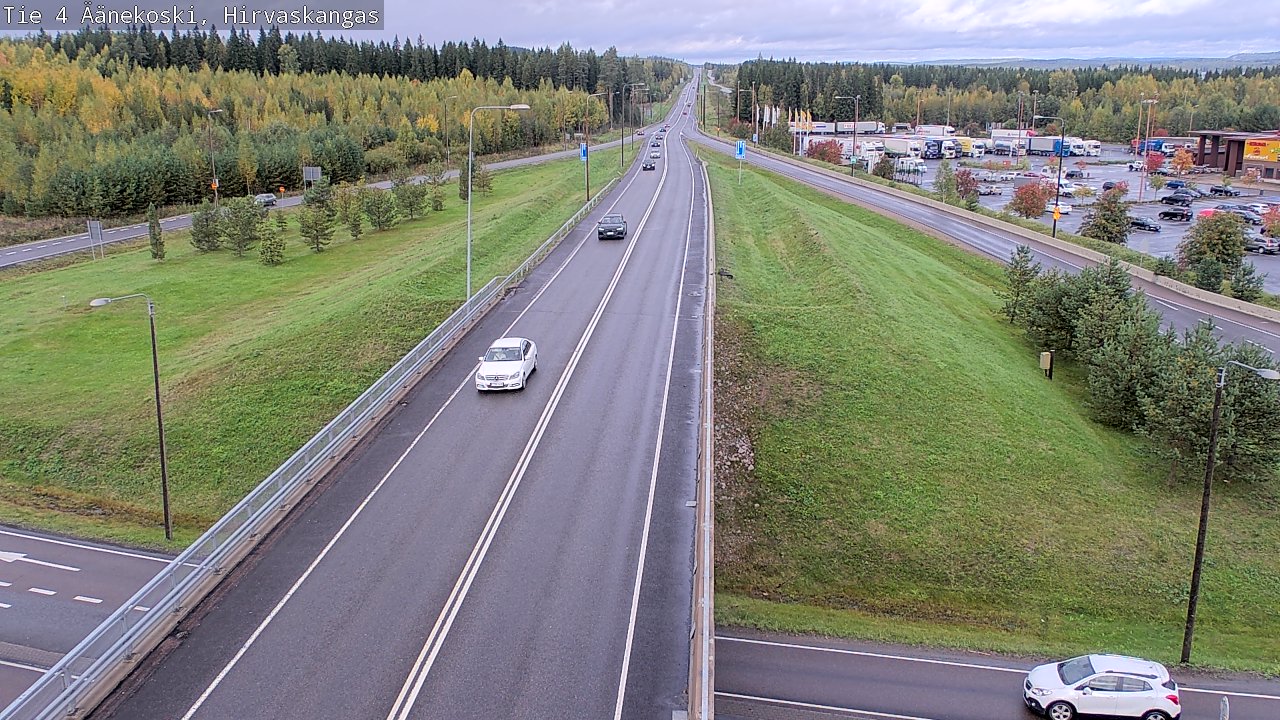 Weather Camera Image Road 4 Äänekoski, Hirvaskangas, Äänekoski, Keski-Suomi