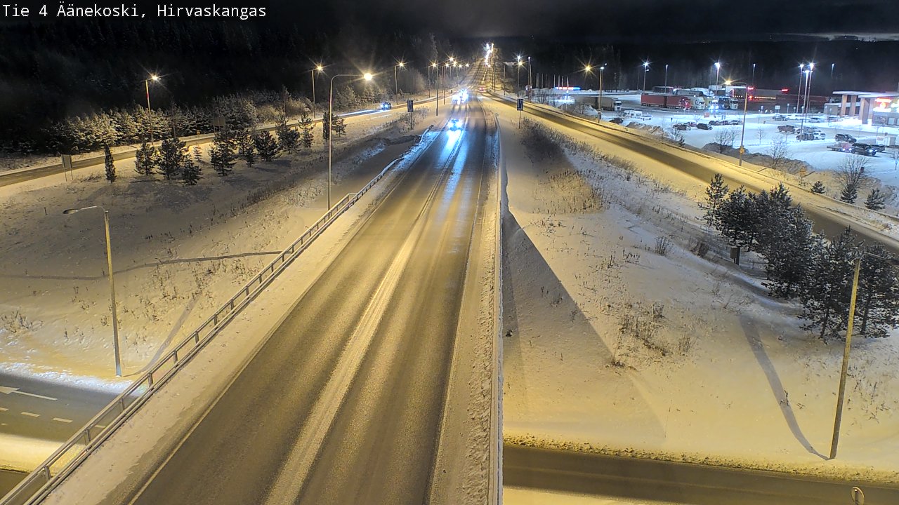 Weather Camera Image Road 4 Äänekoski, Hirvaskangas, Äänekoski, Keski-Suomi