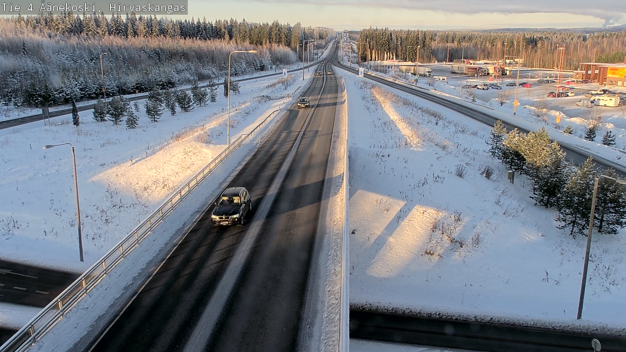 Weather Camera Image Väg 4 Äänekoski, Hirvaskangas, Äänekoski, Keski-Suomi