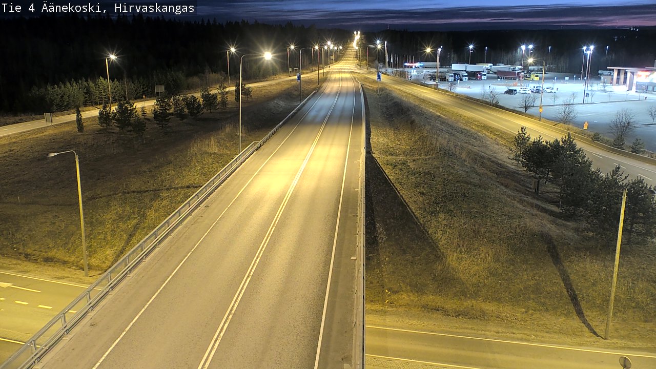 Weather Camera Image Road 4 Äänekoski, Hirvaskangas, Äänekoski, Keski-Suomi