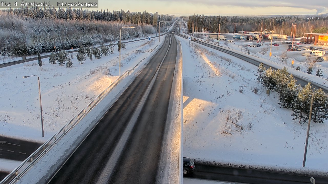Weather Camera Image Väg 4 Äänekoski, Hirvaskangas, Äänekoski, Keski-Suomi