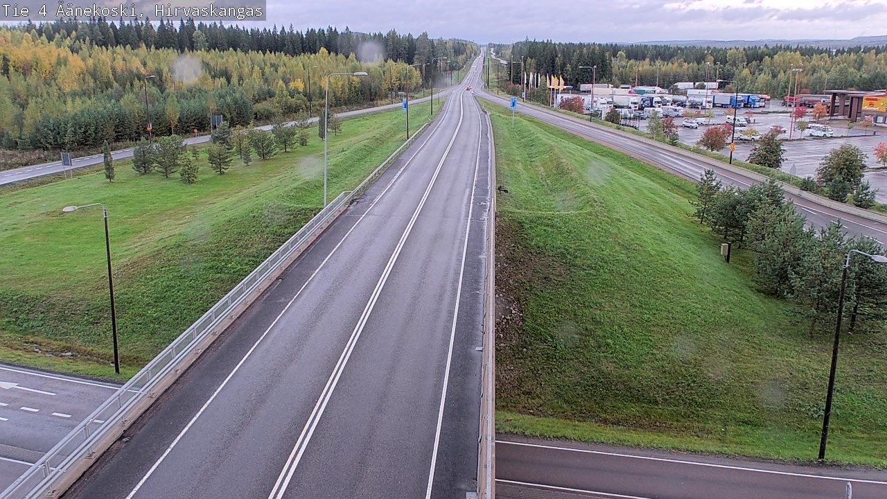Weather Camera Image Road 4 Äänekoski, Hirvaskangas, Äänekoski, Keski-Suomi