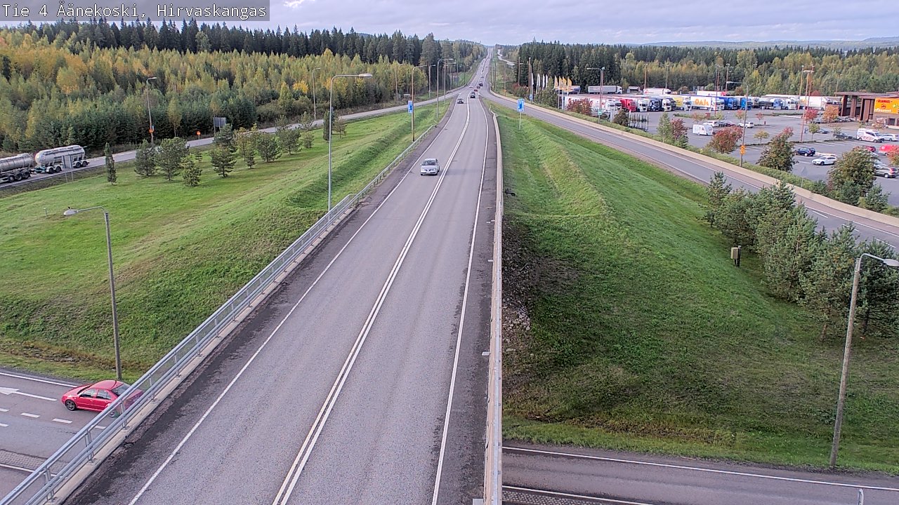 Weather Camera Image Road 4 Äänekoski, Hirvaskangas, Äänekoski, Keski-Suomi