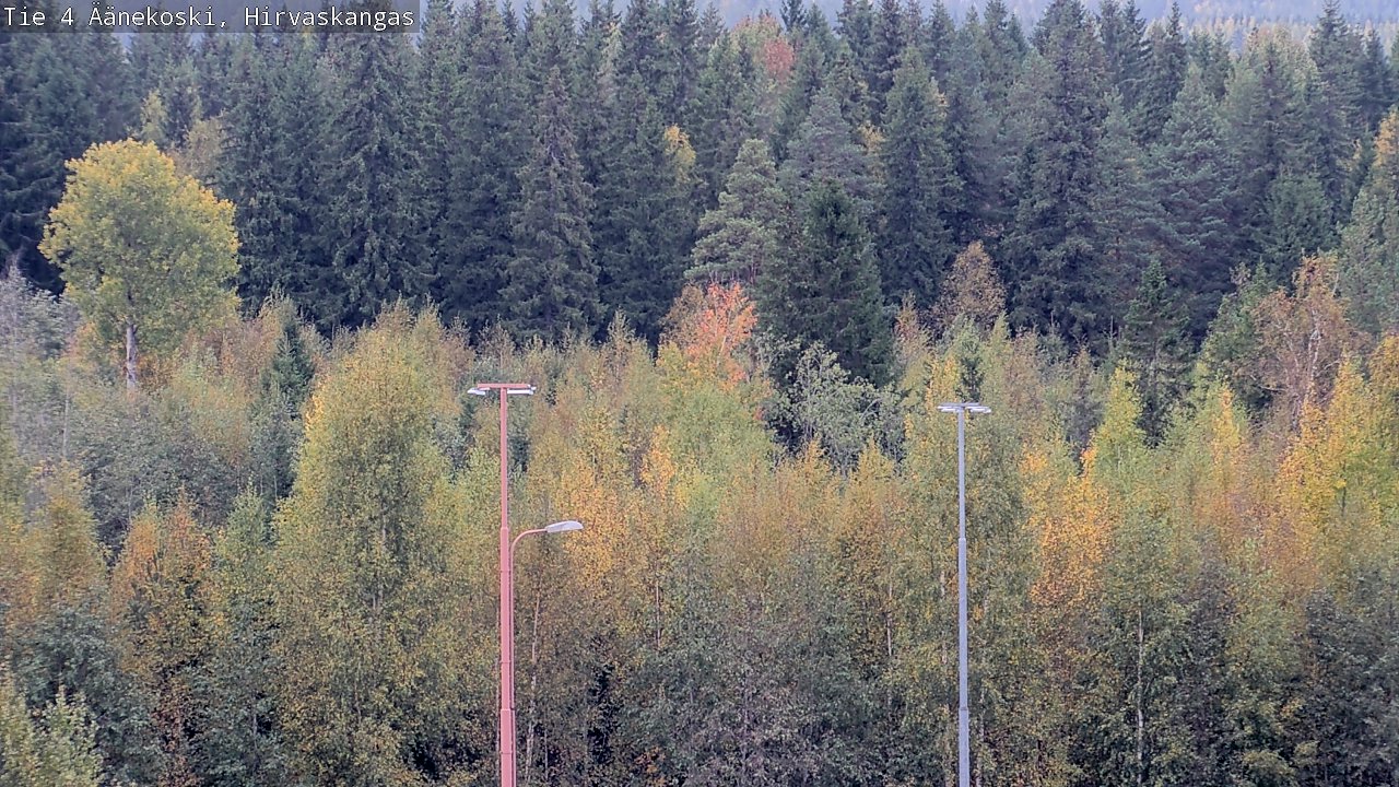 Weather Camera Image Road 4 Äänekoski, Hirvaskangas, Äänekoski, Keski-Suomi